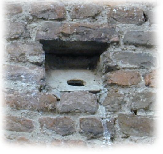 Wedge Brick in situ